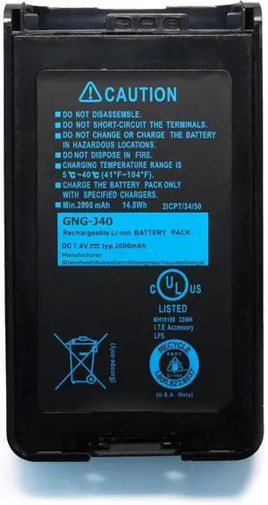 7.4V 2000mAh KNB-57Li Two Way Radio Battery Compatible with Kenwood NX-3200 NX-3300 NX-3400 TK-2170 TK-2140 TK-2160 TK-3140 TK-3160 TK-3173 (2) 7.4V 2000mAh KNB-57Li Two Way Radio Battery Compatible with Kenwood NX-3200 NX-3300 NX-3400 TK-2170 TK-2140 TK-2160 TK-3140 TK-3160 TK-3173 (2)