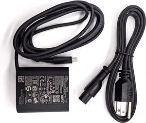Dell Laptop Charger GAN 45W watt USB Type C (USB-C) AC Power Adapter - XPS 9315 2-in-19315, DA45NM210 Dell Laptop Charger GAN 45W watt USB Type C (USB-C) AC Power Adapter - XPS 9315 2-in-19315, DA45NM210