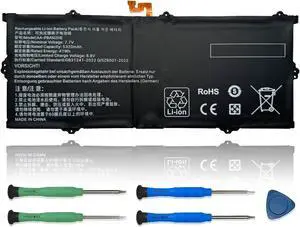 AA-PBAN2HE Laptop Battery Replacement for Samsung Galaxy Book Go 340XDA NP340XLA Series BA43-00399A 7.72V 42.3Wh 5480mAh AA-PBAN2HE Laptop Battery Replacement for Samsung Galaxy Book Go 340XDA NP340XLA Series BA43-00399A 7.72V 42.3Wh 5480mAh