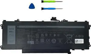 JAYHI GT6TK 60Wh 5065mAh Laptop Battery K2CPY 31CP5/81/75 11.55V 3-Cell | Compatible with Dell Latitude 9440 2-in-1 Dell Latitude 9450 2-in-1 Series JAYHI GT6TK 60Wh 5065mAh Laptop Battery K2CPY 31CP5/81/75 11.55V 3-Cell | Compatible with Dell Latitude 9440 2-in-1 Dell Latitude 9450 2-in-1 Series