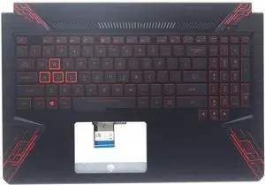 New Replacement Palmrest for Asus TUF Gaming FX504 FX504G FX504GD FX504GE FX504GM FX80 FX80G Upper Case with Backlit Keyboard US 90NR00J2-R31US11 New Replacement Palmrest for Asus TUF Gaming FX504 FX504G FX504GD FX504GE FX504GM FX80 FX80G Upper Case with Backlit Keyboard US 90NR00J2-R31US11