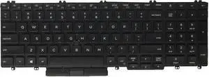 for Dell PN: PK132FA3B00 SG-97700-XUA SN7284BL Backlit Black Keyboard, US Layout for Dell PN: PK132FA3B00 SG-97700-XUA SN7284BL Backlit Black Keyboard, US Layout