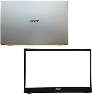 Silver LCD Back Cover Top Case Rear Lid & Front Bezel Trim Compatible with Acer Aspire 3 A315-58 N20C5 A315-58G A315-58-35VZ A315-58-33XS/350L Silver LCD Back Cover Top Case Rear Lid & Front Bezel Trim Compatible with Acer Aspire 3 A315-58 N20C5 A315-58G A315-58-35VZ A315-58-33XS/350L