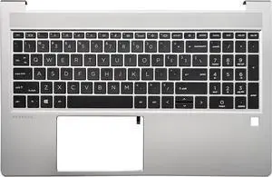 Laptop US Keyboard Compatible for HP ProBook 450 G10 Palmrest Upper Cover Case Backlit N43875-001 N43874-001 4BX8TTATP80 Laptop US Keyboard Compatible for HP ProBook 450 G10 Palmrest Upper Cover Case Backlit N43875-001 N43874-001 4BX8TTATP80