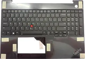 Compatible for Thinkpad E16 Gen 1 Palmrest US Keyboard Bezel W/US Backlit 5M11L65383 Compatible for Thinkpad E16 Gen 1 Palmrest US Keyboard Bezel W/US Backlit 5M11L65383