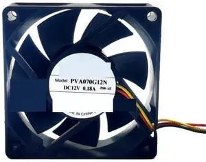 for FOXCONN PVA070G12N DC 12V 0.18A 70x70x25mm 3-Wire Server Cooling Fan for FOXCONN PVA070G12N DC 12V 0.18A 70x70x25mm 3-Wire Server Cooling Fan