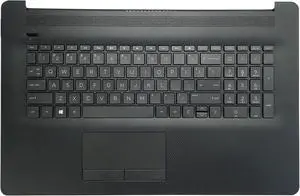 Laptop Replacement Keyboard Compatible for HP 17-by 17-CA 17Q-CS L22750-001 6070B1308103 US Layout with Palmrest Upper Cover Backlit TouchPad Black Laptop Replacement Keyboard Compatible for HP 17-by 17-CA 17Q-CS L22750-001 6070B1308103 US Layout with Palmrest Upper Cover Backlit TouchPad Black