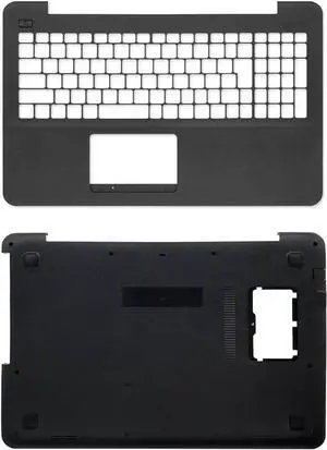 ZONTO Palmrest Upper Case + Bottom Case Base Cover Compatible with ASUS X554 F554 K554 X554L F554L X555 F555 Series Plastic Version (C+D) ZONTO Palmrest Upper Case + Bottom Case Base Cover Compatible with ASUS X554 F554 K554 X554L F554L X555 F555 Series Plastic Version (C+D)