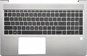 Laptop US Keyboard Compatible for HP ProBook 450 G10 Palmrest Upper Cover Case No Backlit N43875-001 N43874-001 4BX8TTATP80 Laptop US Keyboard Compatible for HP ProBook 450 G10 Palmrest Upper Cover Case No Backlit N43875-001 N43874-001 4BX8TTATP80