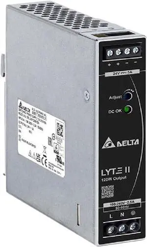 Switching Power Supply DRL-24V120W1EN AC/DC DIN Rail 24V 120W - LYTE2 DRL (120W) Switching Power Supply DRL-24V120W1EN AC/DC DIN Rail 24V 120W - LYTE2 DRL (120W)