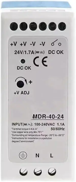 Switching Power Supply MDR-40-5 MDR-40-12 MDR-40-24 MDR-40-48(MDR-40-24) Switching Power Supply MDR-40-5 MDR-40-12 MDR-40-24 MDR-40-48(MDR-40-24)
