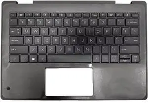 Laptop PalmRest&Keyboard for HP Pro X360 Fortis 11 G9 N00450-001 for Version Without Digital Pen with top Cover Webcam United States US Black New Laptop PalmRest&Keyboard for HP Pro X360 Fortis 11 G9 N00450-001 for Version Without Digital Pen with top Cover Webcam United States US Black New