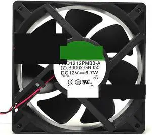 for SUNON PMD1212PMB3-A DC 12V 6.7W 120x120x38mm 2-Wire Server Cooling Fan for SUNON PMD1212PMB3-A DC 12V 6.7W 120x120x38mm 2-Wire Server Cooling Fan