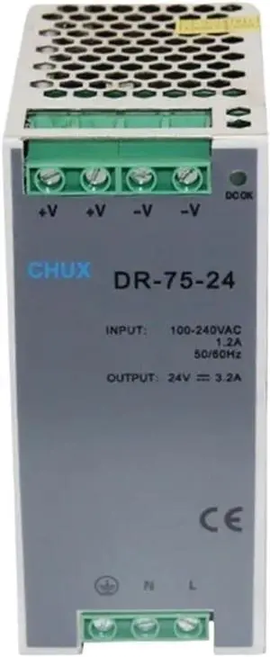 Din Rail Switching Power Supply 75w 12V 24V 48V Single Output DR Mount DR75w LED SMPS Power Supplies(24V) Din Rail Switching Power Supply 75w 12V 24V 48V Single Output DR Mount DR75w LED SMPS Power Supplies(24V)