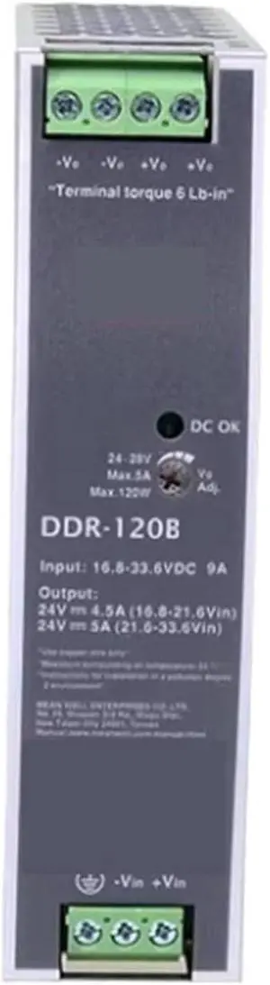 DC-DC Converter DDR-120B-48 Switching Power Supply 120W DIN Rail Type DC-DC Converter DDR-120B-48 Switching Power Supply 120W DIN Rail Type