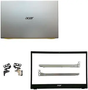 ZONTO Silver LCD Top Case Rear Lid Back Cover & Front Bezel Frame Trim & Screen Hinges Hinge Bracket kit Compatible with Acer Aspire 3 A315-58 N20C5 A315-58G A315-58-35VZ A315-58-33XS/350L ZONTO Silver LCD Top Case Rear Lid Back Cover & Front Bezel Frame Trim & Screen Hinges Hinge Bracket kit Compatible with Acer Aspire 3 A315-58 N20C5 A315-58G A315-58-35VZ A315-58-33XS/350L