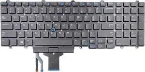 Replacement Parts for Dell Latitude 5580 5590 15.6" US-English Non-Backlit Dual Point Keyboard 0N7CXW Replacement Parts for Dell Latitude 5580 5590 15.6" US-English Non-Backlit Dual Point Keyboard 0N7CXW