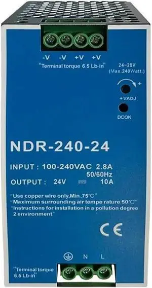 240W 24V 48V Industrial DIN Rail Type Single Group Output 240VAC Switching Power Supply(48V) 240W 24V 48V Industrial DIN Rail Type Single Group Output 240VAC Switching Power Supply(48V)
