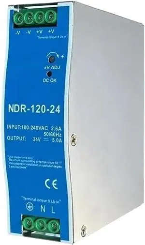 NDR-75W 120W 240W 480W 12V 24V 48V Switching Power Supply Industrial Rail AC/DC Single Output Power(NDR-120-48V 2.5A) NDR-75W 120W 240W 480W 12V 24V 48V Switching Power Supply Industrial Rail AC/DC Single Output Power(NDR-120-48V 2.5A)