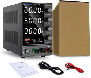Adjustable Switching Power Supply (30V 10A) with Encoder Coarse and Fine Adjustment Knobs, with USB and Type-C Fast Charging(DPS605U) Adjustable Switching Power Supply (30V 10A) with Encoder Coarse and Fine Adjustment Knobs, with USB and Type-C Fast Charging(DPS605U)