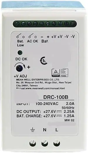 Switching Power Supply DRC-100 DRC-100A DRC-100B 100W Single Output with Battery Charger (UPS Function)(DRC-100B) Switching Power Supply DRC-100 DRC-100A DRC-100B 100W Single Output with Battery Charger (UPS Function)(DRC-100B)