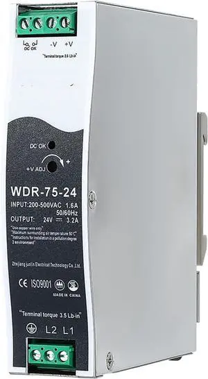 WDR-75W High Voltage Power Supply Input 200V-500VAC to 12V/24V Switching Power Supply(WDR-75W-24V 3.13A) WDR-75W High Voltage Power Supply Input 200V-500VAC to 12V/24V Switching Power Supply(WDR-75W-24V 3.13A)