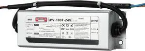 LPV-100F Waterproof Power Supply 100w 12v/24v Switching Power Supply LED Driver(LPV-100W-24V 8A) LPV-100F Waterproof Power Supply 100w 12v/24v Switching Power Supply LED Driver(LPV-100W-24V 8A)