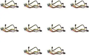 10X PCI-E 6PIN Input DC 12V 300W DC-ATX-300W 24Pin ATX Switch PSU Power Supply Module 10X PCI-E 6PIN Input DC 12V 300W DC-ATX-300W 24Pin ATX Switch PSU Power Supply Module
