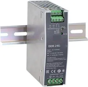Switching Power Supply DDR-240B-24 240W16.8~33.6V Input 24V Output DC-DC 10A DIN-Rail Switching Power Supply(DDR-240D-24) Switching Power Supply DDR-240B-24 240W16.8~33.6V Input 24V Output DC-DC 10A DIN-Rail Switching Power Supply(DDR-240D-24)