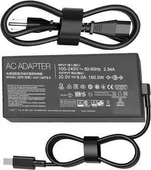 180W ADP-180TB K A22-180P1A Charger, Compatible with Asus Rog Zephyrus G14 2024 GA403 GA403UV GA403UU GA403UI ProArt Studiobook 16 HX W7606 Laptop 180W ADP-180TB K A22-180P1A Charger, Compatible with Asus Rog Zephyrus G14 2024 GA403 GA403UV GA403UU GA403UI ProArt Studiobook 16 HX W7606 Laptop