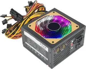 400W 600W 110-230V RGB 12V PC PSU 150 * 140 * 85MM Professional E-Sports Video Game Computer Power Supply 400W 600W 110-230V RGB 12V PC PSU 150 * 140 * 85MM Professional E-Sports Video Game Computer Power Supply