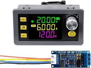 SK120 Adjustable Voltage Regulator Step-up Step-Down Power Supply Constant Voltage Constant Current Solar Charging Module(with 485) SK120 Adjustable Voltage Regulator Step-up Step-Down Power Supply Constant Voltage Constant Current Solar Charging Module(with 485)