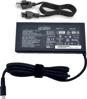 Original ADP-240KB BA 240W 180W 48V5A 36V5A USB-C Power Adapter Repalcement for Delta ADP-240KB BA Type-C Single Port 5V-48V PD3.1 Charg Original ADP-240KB BA 240W 180W 48V5A 36V5A USB-C Power Adapter Repalcement for Delta ADP-240KB BA Type-C Single Port 5V-48V PD3.1 Charg