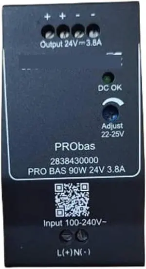 Power Supply 2838430000 PRO BAS 90W 24V 3.8A Power Supply 2838430000 PRO BAS 90W 24V 3.8A