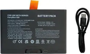 21.6V 5000mAh FG2CELL21700G Bluetooth Speaker Battery Compatible with JBL partybox 520 720 21.6V 5000mAh FG2CELL21700G Bluetooth Speaker Battery Compatible with JBL partybox 520 720