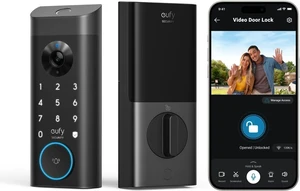 eufy Security Video Smart Lock E330, 3-in-1 Camera+Doorbell+Fingerprint Keyless Entry Door Lock, WiFi Door Lock,App Remote Control,2K HD,Doorbell Camera,No Monthly Fee eufy Security Video Smart Lock E330, 3-in-1 Camera+Doorbell+Fingerprint Keyless Entry Door Lock, WiFi Door Lock,App Remote Control,2K HD,Doorbell Camera,No Monthly Fee