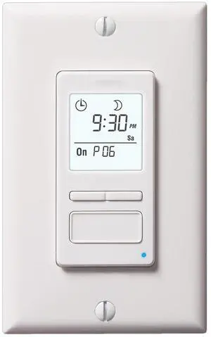 Honeywell Home RPLS740B ECONOswitch 7-Day Solar Programmable Switch, Lights and Motors, Indoor and Outdoor, Energy Saving White Honeywell Home RPLS740B ECONOswitch 7-Day Solar Programmable Switch, Lights and Motors, Indoor and Outdoor, Energy Saving White