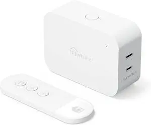 TREATLIFE 2 in 1 Dimmer Plug with Remote, Wireless Remote Control Outlet, Up to 100FT Range, Plug-in Dimmer Switch for Dimmable Bulbs, String Lights, Max Power 300W TREATLIFE 2 in 1 Dimmer Plug with Remote, Wireless Remote Control Outlet, Up to 100FT Range, Plug-in Dimmer Switch for Dimmable Bulbs, String Lights, Max Power 300W