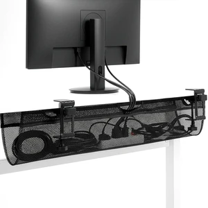 VIVO Mesh 91 cm Clamp-on Under Desk Cable Net, Workstation Wire Organizer, Cable Management for Home and Office, Black, DESK-AC36MH VIVO Mesh 91 cm Clamp-on Under Desk Cable Net, Workstation Wire Organizer, Cable Management for Home and Office, Black, DESK-AC36MH