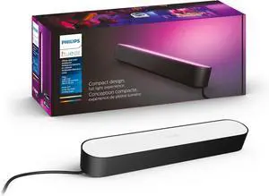 Philips Hue Smart Play Light Bar Base Kit, Black - White & Color Ambiance LED Color-Changing Light - 1 Pack - Requires Bridge - Control with App - Works with Alexa, Google Assistant and Apple HomeKit Philips Hue Smart Play Light Bar Base Kit, Black - White & Color Ambiance LED Color-Changing Light - 1 Pack - Requires Bridge - Control with App - Works with Alexa, Google Assistant and Apple HomeKit