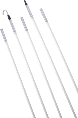 Gardner Bender FTX-15GL Glo Fish 15' Glow-in-The-Dark Fish Sticks, Includes Three 5' Long Interlocking Sticks, Bullet Nose, and Hook End; 1/Pack , White Gardner Bender FTX-15GL Glo Fish 15' Glow-in-The-Dark Fish Sticks, Includes Three 5' Long Interlocking Sticks, Bullet Nose, and Hook End; 1/Pack , White