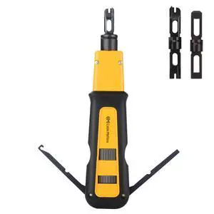 Cable Matters Punch Down Tool with 110 & 66 Blade, RJ45 Ethernet Punch Tool, Keystone Punchdown Tool for Cat 8, Cat 7, Cat 6A, Cat 6, Cat 5e, Cat 5 Network Cable Matters Punch Down Tool with 110 & 66 Blade, RJ45 Ethernet Punch Tool, Keystone Punchdown Tool for Cat 8, Cat 7, Cat 6A, Cat 6, Cat 5e, Cat 5 Network