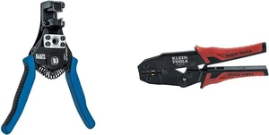 Klein Tools 11063 8-22 AWG Katapult Wire Stripper and Klein Tools 3005CR Wire Crimper Tool Klein Tools 11063 8-22 AWG Katapult Wire Stripper and Klein Tools 3005CR Wire Crimper Tool