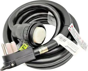Parkworld RV 50A Shore Power Extension Cord Adapter, 50amp Camper Plug 14-50P to SS2-50R Marine Twist Lock Receptacle Parkworld RV 50A Shore Power Extension Cord Adapter, 50amp Camper Plug 14-50P to SS2-50R Marine Twist Lock Receptacle