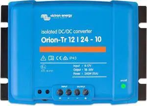 Victron Energy Orion-Tr IP43 12/24-Volt 10 amp 240-Watt DC-DC Converter, Isolated Victron Energy Orion-Tr IP43 12/24-Volt 10 amp 240-Watt DC-DC Converter, Isolated