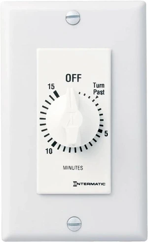 Intermatic SW15MWK 15-Minute Spring Wound Timer, White - Energy-Saving Control for Lights and Appliances - Easy Installation and Operation Intermatic SW15MWK 15-Minute Spring Wound Timer, White - Energy-Saving Control for Lights and Appliances - Easy Installation and Operation