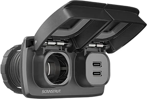 Scanstrut SC-Multi-F1 Flip Pro Multi - Dual USB-C with 12V Power Socket Scanstrut SC-Multi-F1 Flip Pro Multi - Dual USB-C with 12V Power Socket