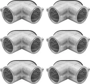Maxxima 3/4 in. Conduit Pull Elbow, EMT to EMT, 90-Degree, 6 Pack | Right Angle Bend, Threaded, Zinc Die Cast, For Wire Installation Maxxima 3/4 in. Conduit Pull Elbow, EMT to EMT, 90-Degree, 6 Pack | Right Angle Bend, Threaded, Zinc Die Cast, For Wire Installation