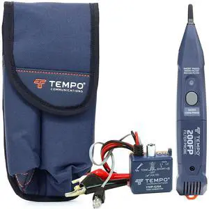 TEMPO 801K Filtered Noise Wire Tracer Tone Generator and Probe Kit for Ethernet, Internet, Telephone, Speaker, Coax, Video, and Data Cable (801K-BOX Cable Toner) TEMPO 801K Filtered Noise Wire Tracer Tone Generator and Probe Kit for Ethernet, Internet, Telephone, Speaker, Coax, Video, and Data Cable (801K-BOX Cable Toner)