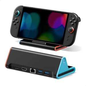 Switch 2 Dock with LAN Port, Portable Docking Station for Nintendo Switch2 New Game Console, Travel Stand Base Connector Accessories Set (3* USB 3.0 Ports, Type-C PD Charging Power Input) Switch 2 Dock with LAN Port, Portable Docking Station for Nintendo Switch2 New Game Console, Travel Stand Base Connector Accessories Set (3* USB 3.0 Ports, Type-C PD Charging Power Input)